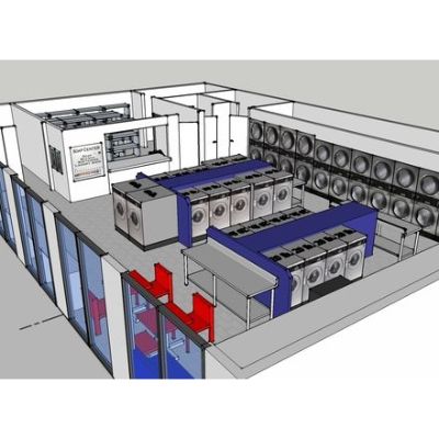 designing of laundry unit